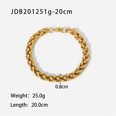 Youthway meeste 8 mm roostevabast terasest käevõru Kuuba lingiga kett kullast hõbedast värvi meestele randme ehted kingitus 2022