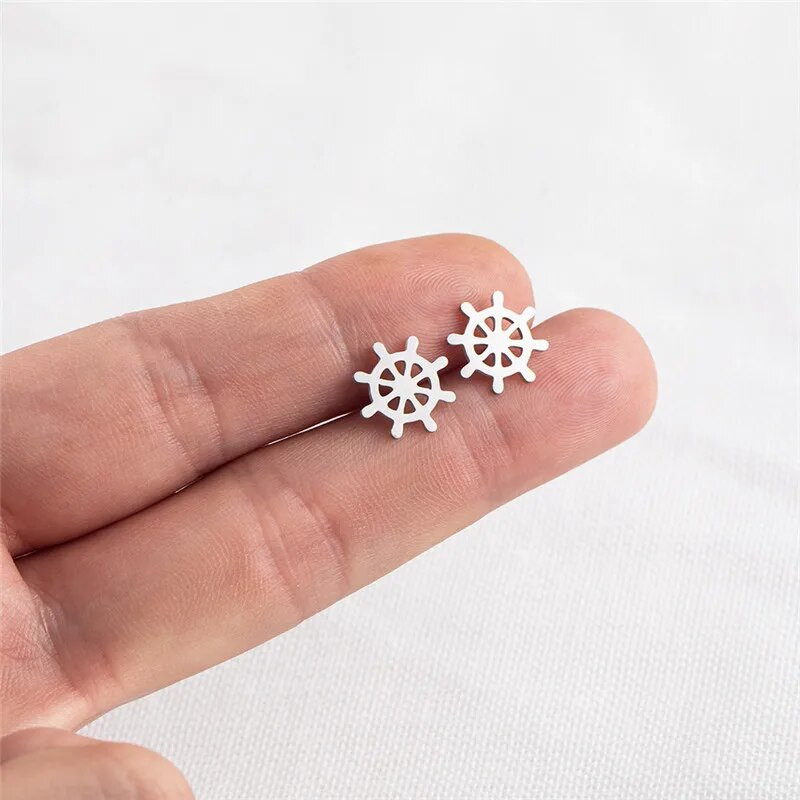 Nauji auskarai Madingi Paprasti auskarai su smeigtukais Asmenybė Madinga Trys būdai nešioti Trikampiai auskarai Didmeninė prekyba papuošalais Moteriški auskarai