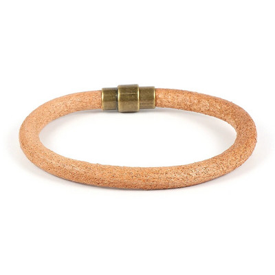 Vienkāršas sievietes Vīriešu 6 mm oriģinālās govs ādas ādas virves siksna rokassprādzes rotaslietas sakausējums magnētiskā sprādze aproces Rokas saite Herren