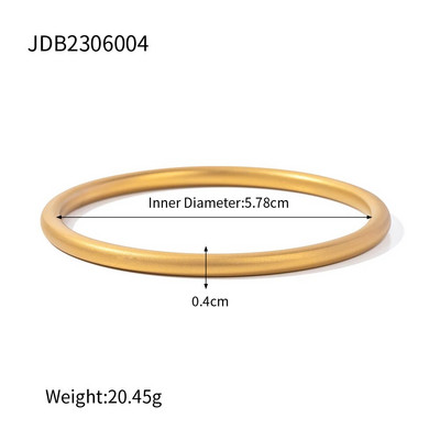 Youthway Vintage από ανοξείδωτο ατσάλι απλό δαχτυλίδι λείο βραχιόλι αδιάβροχο κλασικό γυναικείο αξεσουάρ Κοσμήματα Δώρο