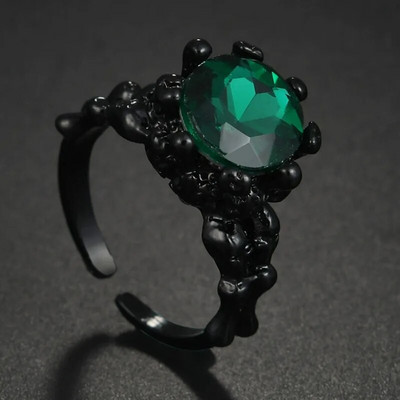 Ολόσωμος σκελετός Skull Ring Ανδρικά και Γυναικεία Hip Hop Rock Dark Hug Open Ring Demon Punk Gothic Biker Κοσμήματα Δώρα απόκριες