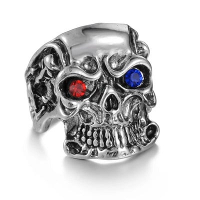 Ολόσωμος σκελετός Skull Ring Ανδρικά και Γυναικεία Hip Hop Rock Dark Hug Open Ring Demon Punk Gothic Biker Κοσμήματα Δώρα απόκριες