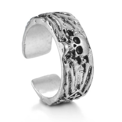 Ολόσωμος σκελετός Skull Ring Ανδρικά και Γυναικεία Hip Hop Rock Dark Hug Open Ring Demon Punk Gothic Biker Κοσμήματα Δώρα απόκριες