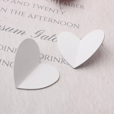 Új divat koreai egyszerű szív fülbevalók személyiség szerelmes fülbevaló piros szín nyári temperamentum fülbevaló esküvői ékszer