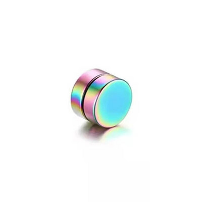 1PC Crystal Strong Magnetic Ear Stud Εύκολη χρήση Σκουλαρίκια με κλιπ για γυναίκες Ανδρικά σκουλαρίκια μαγνήτης πανκ στρογγυλά ζιργκόν Σκουλαρίκια που δεν τρυπούν