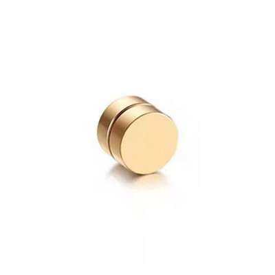 1PC Crystal Strong Magnetic Ear Stud Εύκολη χρήση Σκουλαρίκια με κλιπ για γυναίκες Ανδρικά σκουλαρίκια μαγνήτης πανκ στρογγυλά ζιργκόν Σκουλαρίκια που δεν τρυπούν