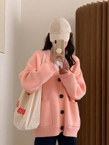 Női kardigán, tömör, nagy zsebű, laza, hétköznapi, hosszú kardigánkabát, meleg őszi és téli új, túlméretes női kardigánok 2023-ban