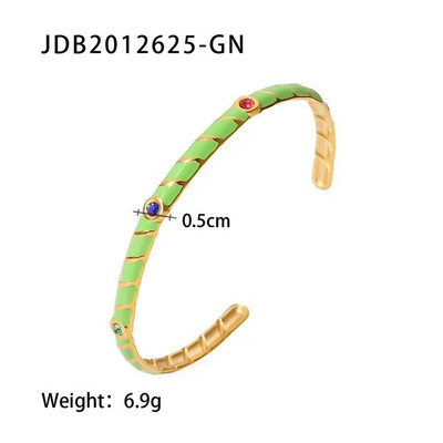 Youthway arany rozsdamentes acél fém nyitott karperec nőknek 2022 új vízálló texturált elegáns ékszer lányoknak