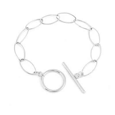 Gredzena izmērs 10x20mm ovāls unikāls O posma ķēdes nerūsējošā tērauda kaklarota sievietēm sudraba/zelta krāsā Sieviešu rotaslietas apkakles