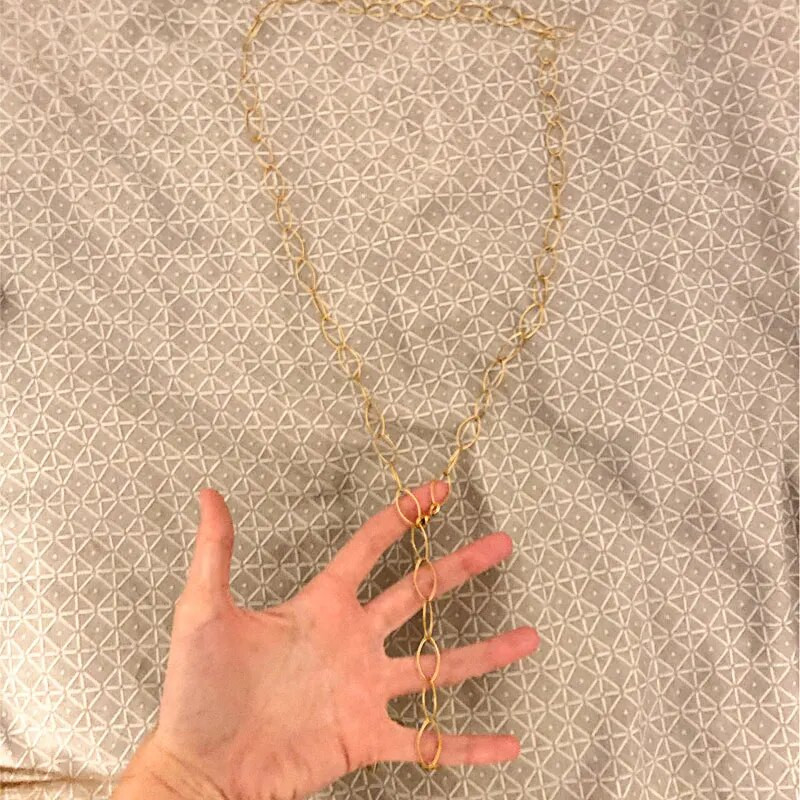 Gredzena izmērs 10x20mm ovāls unikāls O posma ķēdes nerūsējošā tērauda kaklarota sievietēm sudraba/zelta krāsā Sieviešu rotaslietas apkakles