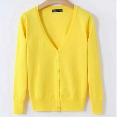 6XL Liela izmēra sieviešu trikotāžas jaciņa mētelis 17 vienkrāsains ziemas gadījuma V veida kakla izgriezums ar garām piedurknēm, tamborēts, trikotāžas džemperis, sieviešu augšdaļa