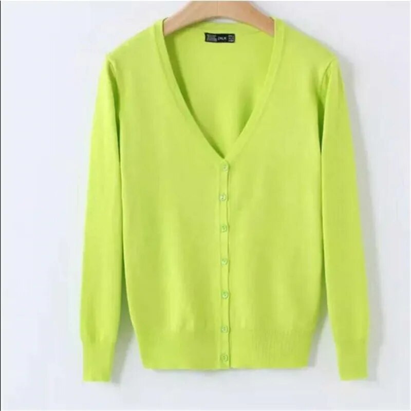 6XL Liela izmēra sieviešu trikotāžas jaciņa mētelis 17 vienkrāsains ziemas gadījuma V veida kakla izgriezums ar garām piedurknēm, tamborēts, trikotāžas džemperis, sieviešu augšdaļa