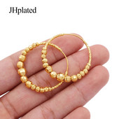 Fülbevaló arany színű nagy kerek karika fülbevaló piring arany fülbevaló piercing kiegészítők nőknek/lányoknak dísz ékszerek ajándékok