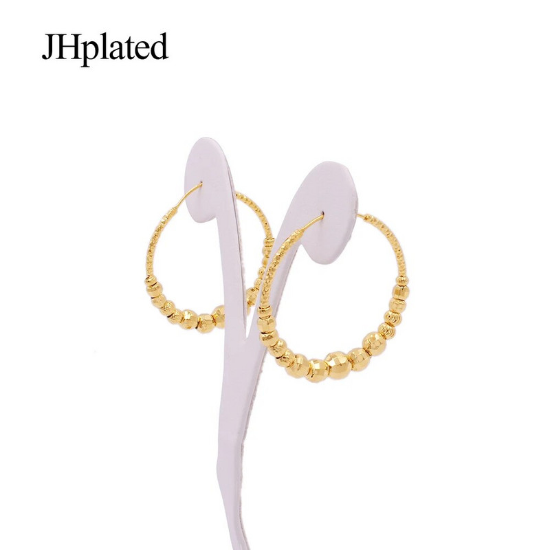 Fülbevaló arany színű nagy kerek karika fülbevaló piring arany fülbevaló piercing kiegészítők nőknek/lányoknak dísz ékszerek ajándékok