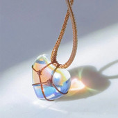 Mada Meilė Mieli karoliai pilies princesės širdies karoliai pora Bestie raktikaulio grandinėlės pakabukas Meilės gimtadienio dovana