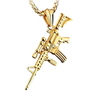 Colier cu săgeată neagră pentru bărbați de modă Bijuterii placate cu aur Colier cu pandantiv săgeată triunghiulară pentru bărbați Cadou de aniversare Hip Hop Paty