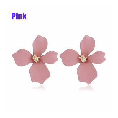 1 Pāris Modes ziedu auskari Boho ziedu formas margrietiņas auskari kāzu ballīte retro greznas rotaslietas dāvanas meitenēm