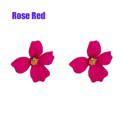 1 Pāris Modes ziedu auskari Boho ziedu formas margrietiņas auskari kāzu ballīte retro greznas rotaslietas dāvanas meitenēm