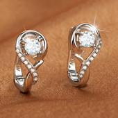 Modes sieviešu cirkona auskari Luksusa kāzu rotaslietas saderināšanās auskari sievietēm saderināšanās gadadienas dāvanu vairumtirdzniecība