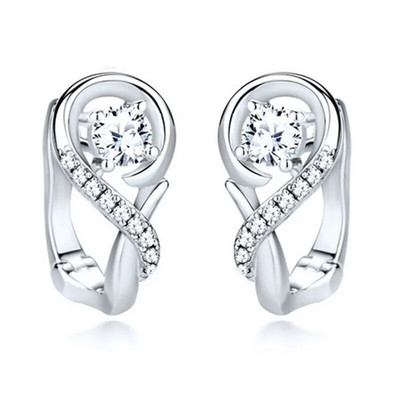 Modes sieviešu cirkona auskari Luksusa kāzu rotaslietas saderināšanās auskari sievietēm saderināšanās gadadienas dāvanu vairumtirdzniecība