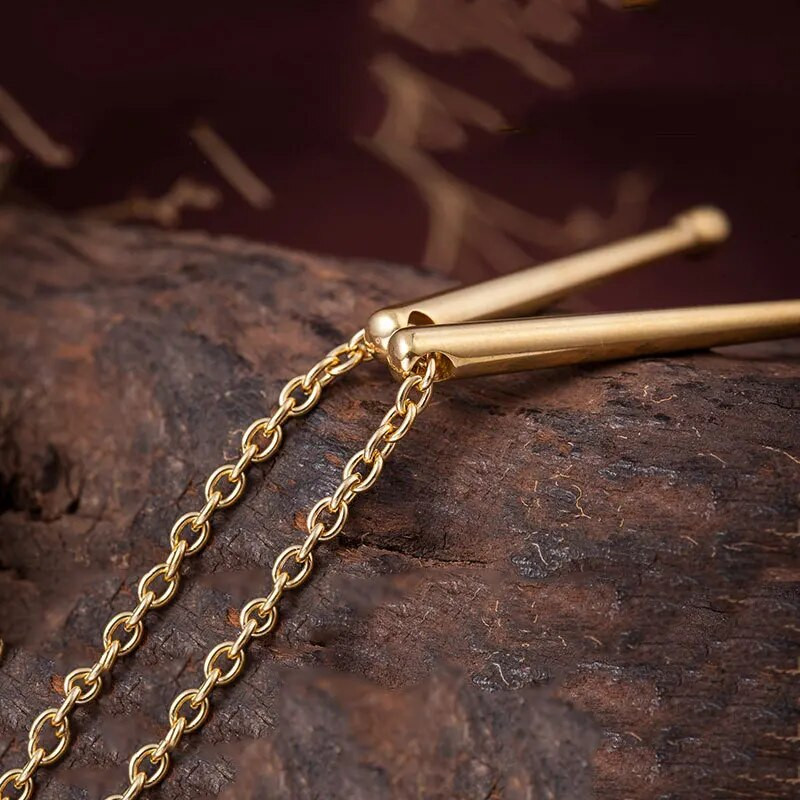 Meeste kaelakee rokkarid jazzbänd Trumm kaelakee ripatstrummarid tropptrummid metallist ripatskett ehted kingitus