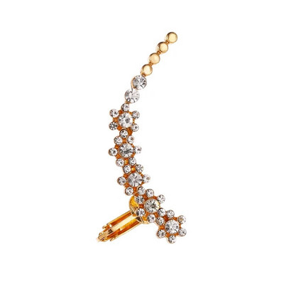 Bohēmijas NO Pīrsings kristāla Rhinestone Ear Cuff Wrap Stud Clip Auskari Sievietēm Meitenēm Moderni Auskari Juvelierizstrādājumi Juvelierizstrādājumi
