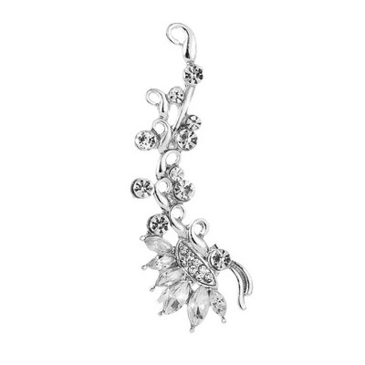 Bohēmijas NO Pīrsings kristāla Rhinestone Ear Cuff Wrap Stud Clip Auskari Sievietēm Meitenēm Moderni Auskari Juvelierizstrādājumi Juvelierizstrādājumi