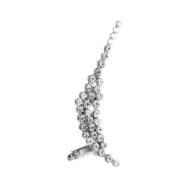 Bohēmijas NO Pīrsings kristāla Rhinestone Ear Cuff Wrap Stud Clip Auskari Sievietēm Meitenēm Moderni Auskari Juvelierizstrādājumi Juvelierizstrādājumi