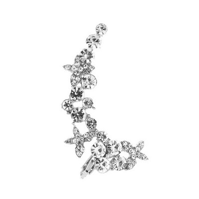 Bohēmijas NO Pīrsings kristāla Rhinestone Ear Cuff Wrap Stud Clip Auskari Sievietēm Meitenēm Moderni Auskari Juvelierizstrādājumi Juvelierizstrādājumi