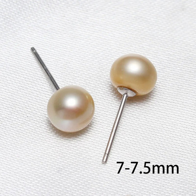 Dabīgo pērļu auskari 6-12 mm purpursarkani rozā melni zili saldūdens pērļu auskari sudraba krāsā Perlas auskari sievietēm Oorbellen