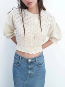 2023 m. mados laisvalaikis Naujas tinklelis ilgomis rankovėmis apvaliu kaklu, laisvas klostuotas dekoras Megztas paltas pavasario rudens megztiniai Prašmatnūs atpalaiduoti viršutiniai drabužiai