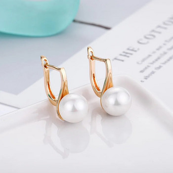 Απλά 10 χιλιοστά απομίμηση μαργαριτάρι καρφωτά σκουλαρίκια για γυναίκες χρυσά ασημένια επιμεταλλωμένα σκουλαρίκια με Pearl girls Κοσμήματα Αξεσουάρ Δώρα