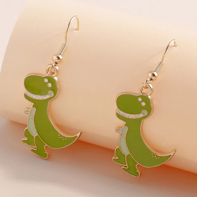 Žalios spalvos gyvūnas drugelis guminis meškiukas varlės auskarai moterims brincos gėrimai debesėlis gėlė vasaros vestuvių vakarėlis papuošalai dovanos