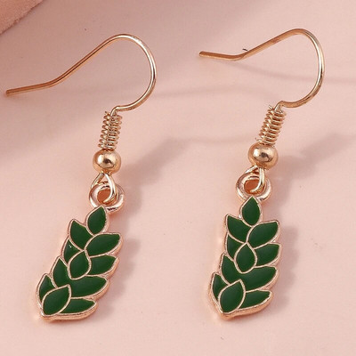 Žalios spalvos gyvūnas drugelis guminis meškiukas varlės auskarai moterims brincos gėrimai debesėlis gėlė vasaros vestuvių vakarėlis papuošalai dovanos