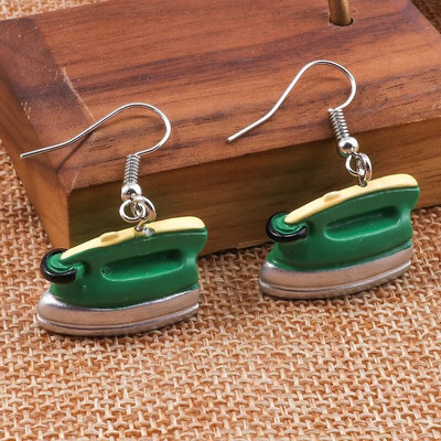 Žalios spalvos gyvūnas drugelis guminis meškiukas varlės auskarai moterims brincos gėrimai debesėlis gėlė vasaros vestuvių vakarėlis papuošalai dovanos