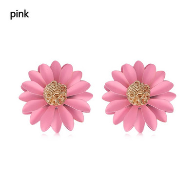 Μόδα Daisy Flower Ear Stud Νέο κορεατικό στιλ ιδιοσυγκρασίας σκουλαρίκια για γυναίκες Μπαρόκ σκουλαρίκι Διακόσμηση αυτιών Κομψό κόσμημα γοητείας