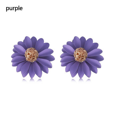 Μόδα Daisy Flower Ear Stud Νέο κορεατικό στιλ ιδιοσυγκρασίας σκουλαρίκια για γυναίκες Μπαρόκ σκουλαρίκι Διακόσμηση αυτιών Κομψό κόσμημα γοητείας