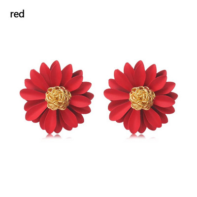 Μόδα Daisy Flower Ear Stud Νέο κορεατικό στιλ ιδιοσυγκρασίας σκουλαρίκια για γυναίκες Μπαρόκ σκουλαρίκι Διακόσμηση αυτιών Κομψό κόσμημα γοητείας