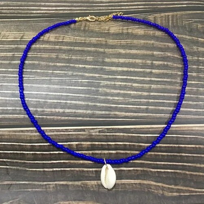 Vienkāršu sēklu krelles gliemežvāku kaklarota sievietēm, stīgu pērlītēm, īsiem apvalkiem, kaklarota, kaklarota, rotaslieta, 16 collas, kaklarota, dāvana