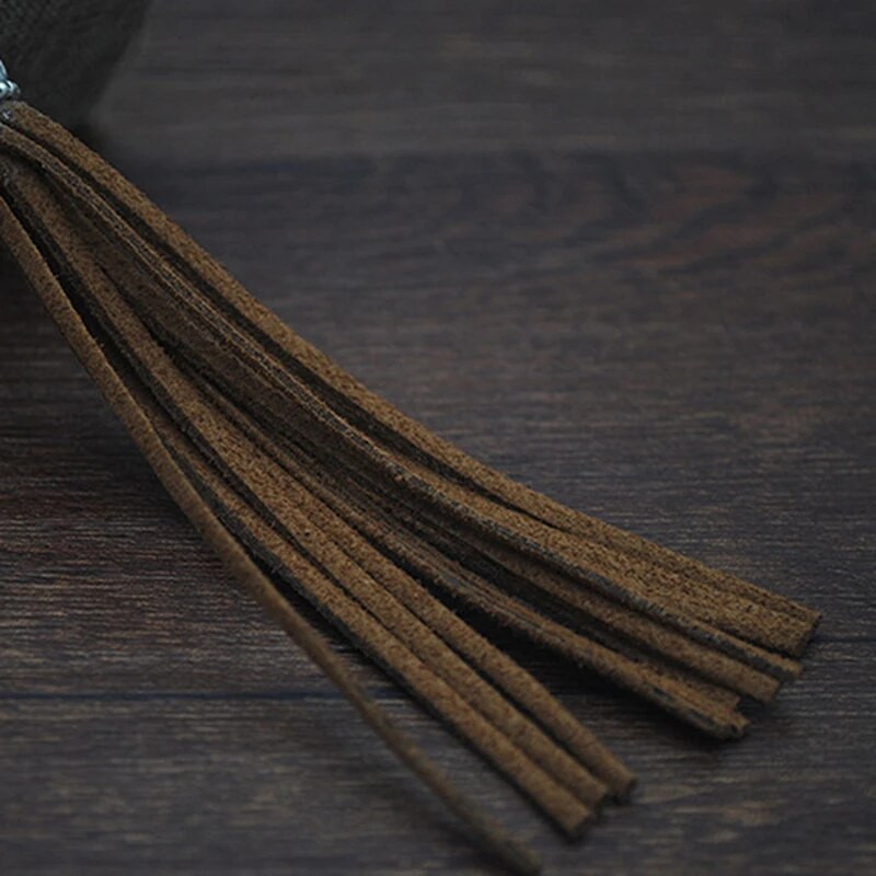 Naujas pakabukas karoliai moterims ilgos virvės žieminis megztinis Choker Boho Bohemian etninis kutas Netaisyklingos geležies papuošalų priedai