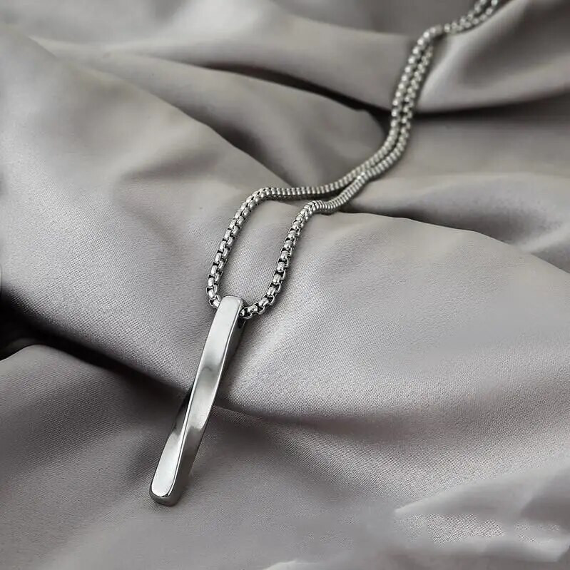 Vintage Μόδα Σπιράλ Μακρύ Κολιέ Ανδρικά Hip Hop Γυναικεία Απλή Αλυσίδα Προσωπικότητας Κρεμαστό Κολιέ Punk Κοσμήματα Δώρο γιακά Hombre