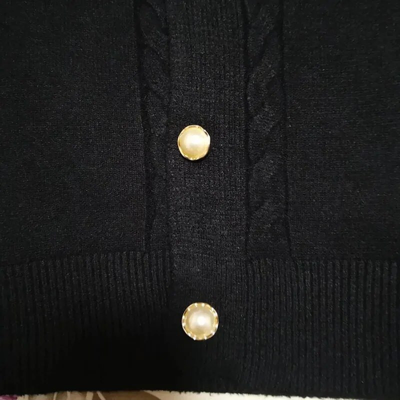 Korejas modes īss trikotāžas jaka jaka pavasara rudens ikdienišķs džemperis Mujer elegants liela izmēra mētelis ar garām piedurknēm top luksusa vītne Jauns