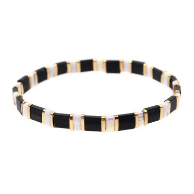 Tila Krelles Rokassprādzes Sievietēm Mode Boho Stretch Distance Stikla krelles Miyuki Rokassprādzes Rokassprādzes Sieviešu šarmam Rotaslietas