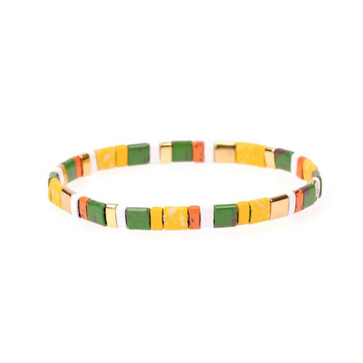 Tila Krelles Rokassprādzes Sievietēm Mode Boho Stretch Distance Stikla krelles Miyuki Rokassprādzes Rokassprādzes Sieviešu šarmam Rotaslietas