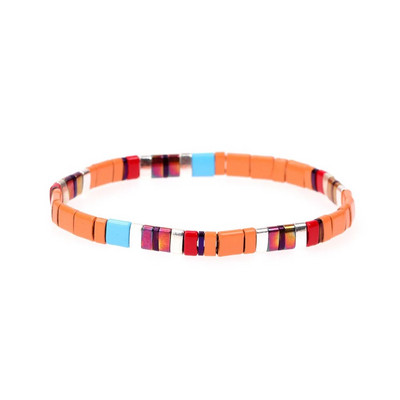 Tila Krelles Rokassprādzes Sievietēm Mode Boho Stretch Distance Stikla krelles Miyuki Rokassprādzes Rokassprādzes Sieviešu šarmam Rotaslietas