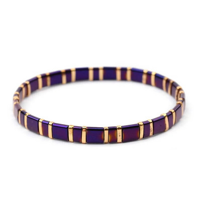 Tila Krelles Rokassprādzes Sievietēm Mode Boho Stretch Distance Stikla krelles Miyuki Rokassprādzes Rokassprādzes Sieviešu šarmam Rotaslietas