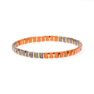 Tila Krelles Rokassprādzes Sievietēm Mode Boho Stretch Distance Stikla krelles Miyuki Rokassprādzes Rokassprādzes Sieviešu šarmam Rotaslietas