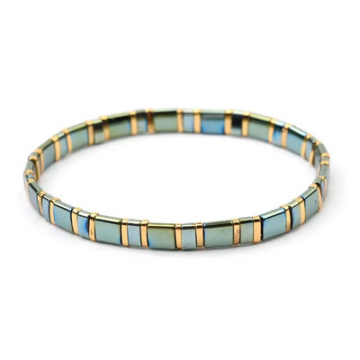 Tila Krelles Rokassprādzes Sievietēm Mode Boho Stretch Distance Stikla krelles Miyuki Rokassprādzes Rokassprādzes Sieviešu šarmam Rotaslietas