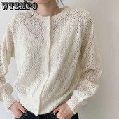 Kevad-sügis kampsun Kardigan Kootud päikesekaitse Sall Õhuke mantel Pikkade varrukatega kampsun Kampsunid Tüdrukule Summer Drop Shipping