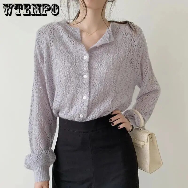 Kevad-sügis kampsun Kardigan Kootud päikesekaitse Sall Õhuke mantel Pikkade varrukatega kampsun Kampsunid Tüdrukule Summer Drop Shipping